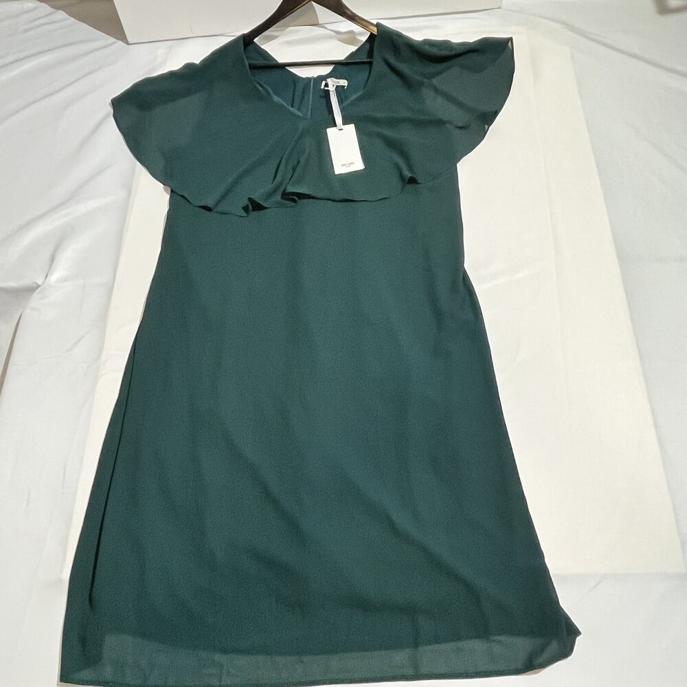 Grace Karin Dress Ruffle Green Wedding Cocktail Evening Boho 2X Womens New